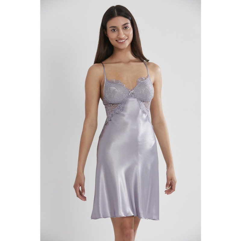 Pierre Cardin Sütyen Kaplı Sabahlık Gecelik 4025 Royal