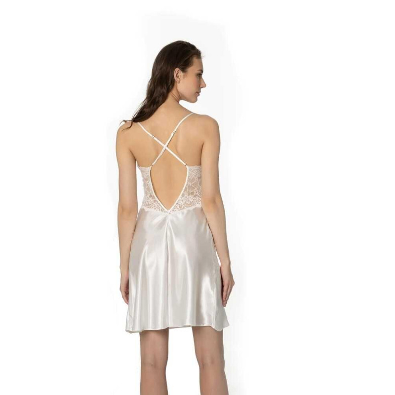Pierre Cardin Sütyen Kaplı Sabahlık Gecelik Set 4050 Ekru Pierre Cardin Sütyen Kaplı Sabahlık Gecelik Set 4050 Ekru