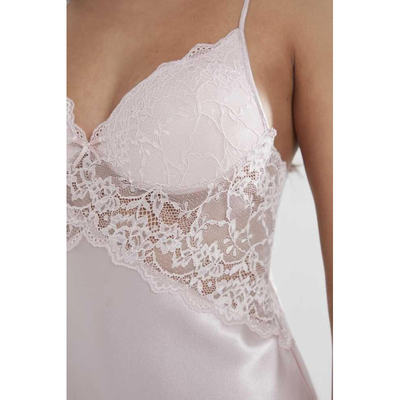 Pierre Cardin Sütyen Kaplı Sabahlık Gecelik Set 4050 Pudra