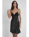 Pierre Cardin Sütyen Kaplı Sabahlık Gecelik Set 4050 Siyah Pierre Cardin Sütyen Kaplı Sabahlık Gecelik Set 4050 Siyah