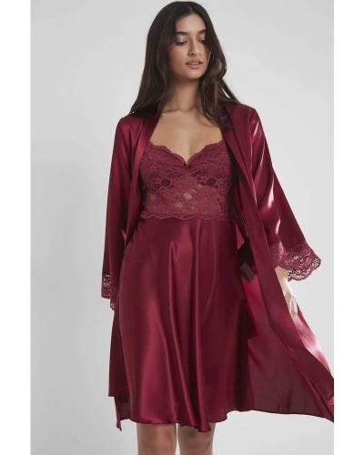 Pierre Cardin Sütyen Kaplı Sabahlık Gecelik Set 4265
