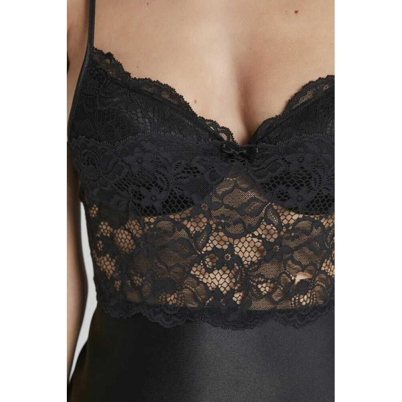 Pierre Cardin Sütyen Kaplı Sabahlık Gecelik Set 4265 Siyah