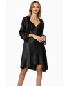 Pierre Cardin Sütyen Kaplı Siyah Sabahlık Gecelik Set 4285 Pierre Cardin Sütyen Kaplı Siyah Sabahlık Gecelik Set 4285