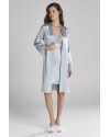 Pierre Cardin Sütyen Kaplı Sabahlık Gecelik Set 4285 Mist Pierre Cardin Sütyen Kaplı Sabahlık Gecelik Set 4285 Mist