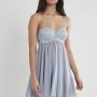 Pierre Cardin Tül Gipürlü Kadın Gecelik 880 Mist