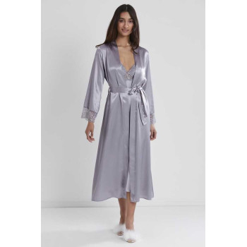 Pierre Cardin Royal Uzun Saten Sabahlık Gecelik Set 4370