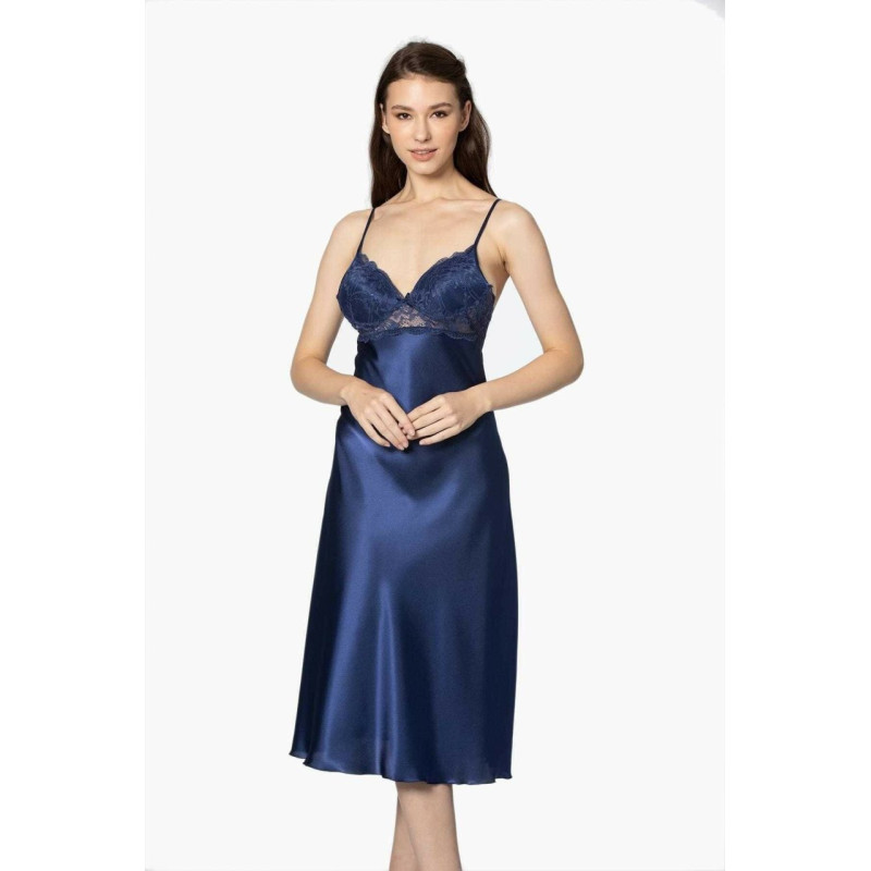 Pierre Cardin Uzun Saten Sabahlık Gecelik Set 4370 Pierre Cardin Uzun Saten Sabahlık Gecelik Set 4370
