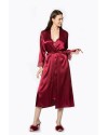 Pierre Cardin Uzun Saten Sabahlık Gecelik Set 4370 Pierre Cardin Uzun Saten Sabahlık Gecelik Set 4370