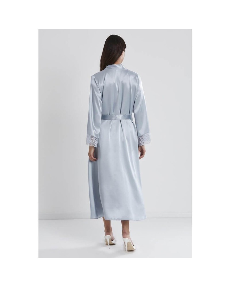 Pierre Cardin Uzun Saten Sabahlık Gecelik Set 4370 Mist