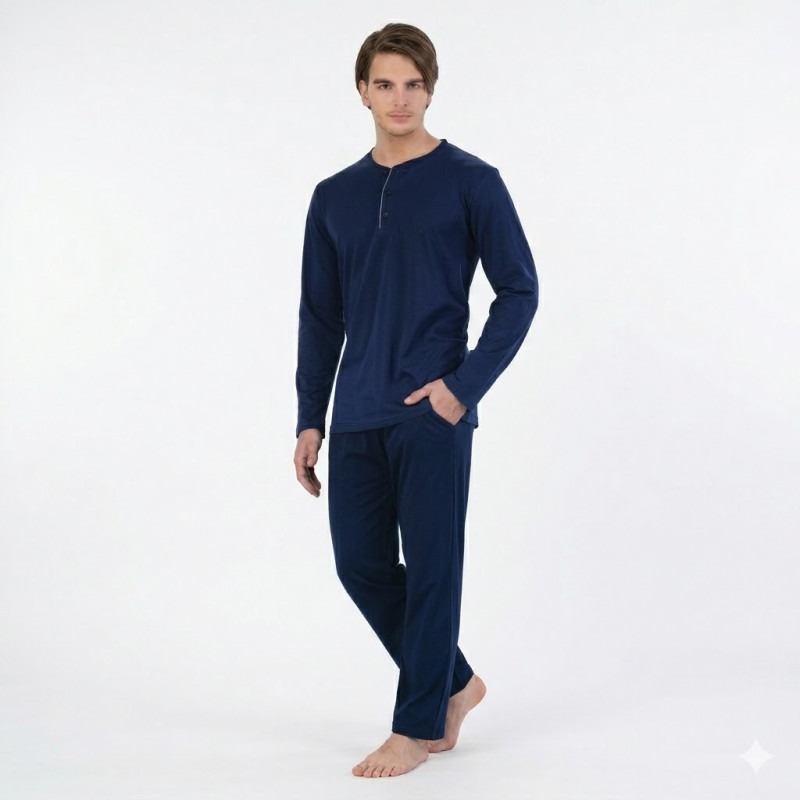 Polo Club Uzun Kol Erkek Pijama Takımı 881 Polo Club Uzun Kol Erkek Pijama Takımı 881