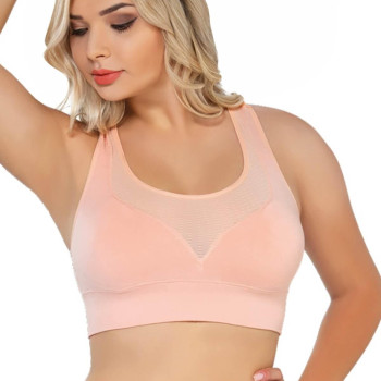 PUDRA  MI Emay 4027 Seamless Tül Pedli Toparlayıcı Büstiyer