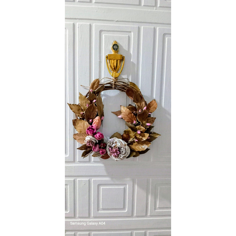 Romantik El yapımı Kapı Süsü Duvar Aksesuarı 35×35