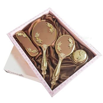 Saraylı Gold Papatya Ayna Fırça Tuvalet Tkm 101