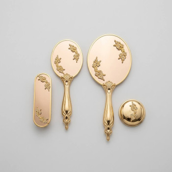 Saraylı Gold Papatya Ayna Fırça Tuvalet Tkm 101