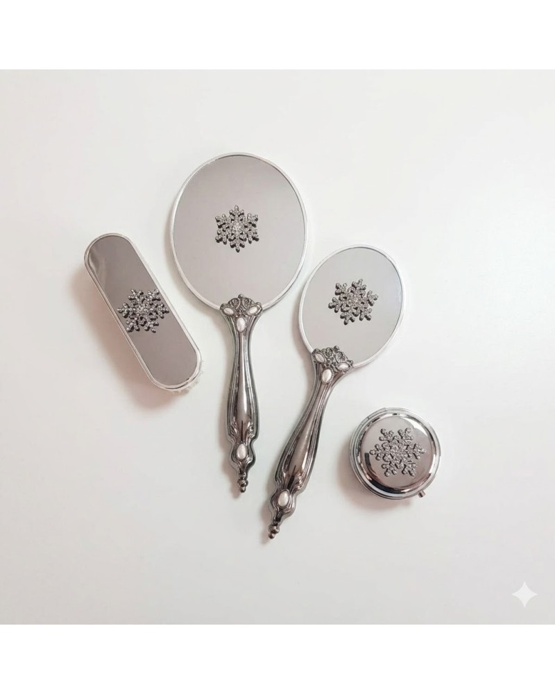 Saraylı Silver Kartanesi Ayna Fırça Takımı 101 Saraylı Silver Kartanesi Ayna Fırça Takımı 101