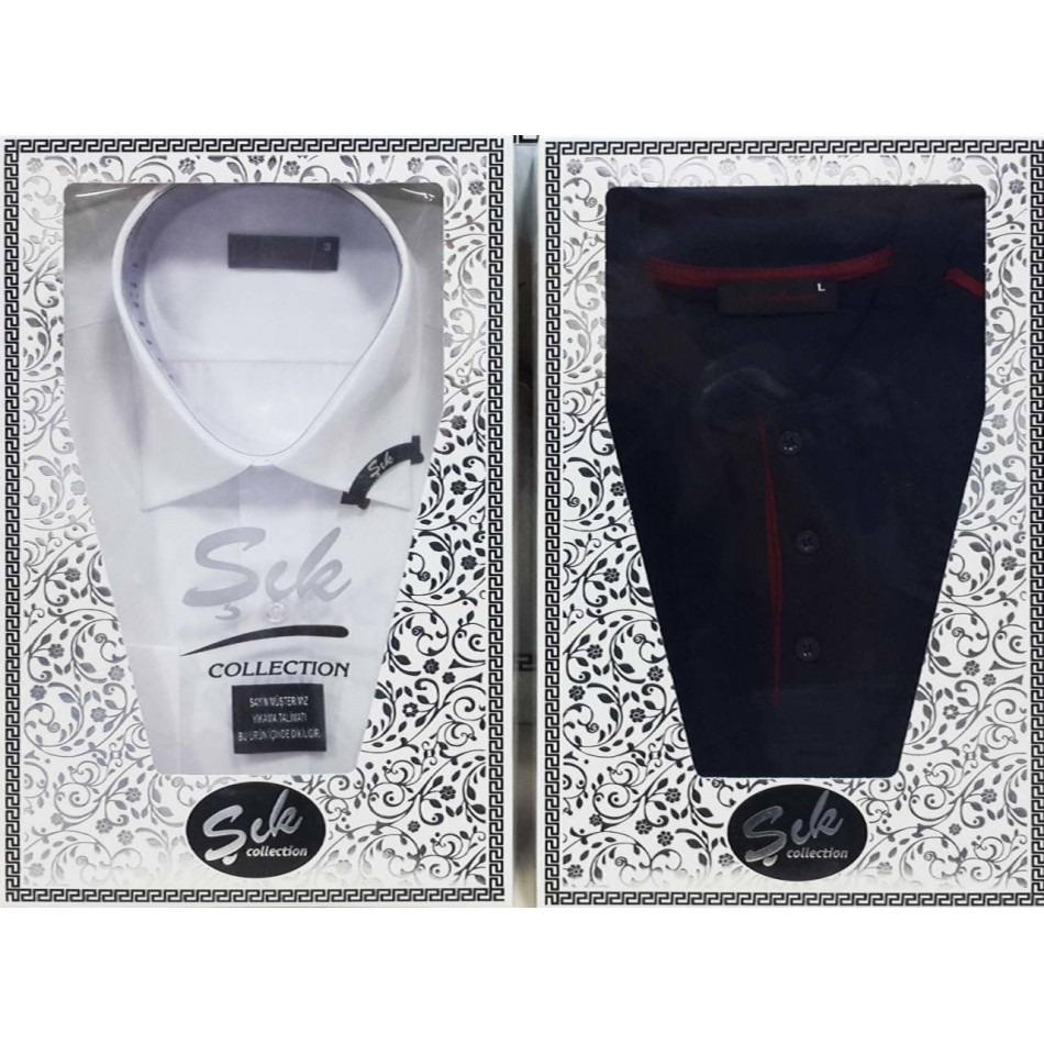 Şık 11 Parça Gömlek Pijama Full Damat Seti Şık 11 Parça Gömlek Pijama Full Damat Seti