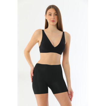 SİYAH MI 2703 Lazer Kesim İz Yapmaz Hayalet Boxer