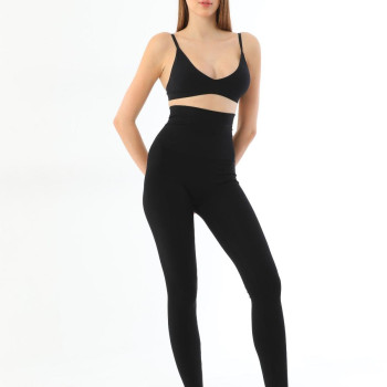 SİYAH MI 3904 Göğüs Altı Yüksek Bel Toparlayıcı Tayt