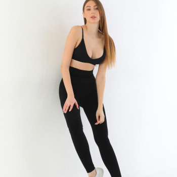 SİYAH MI 3904 Göğüs Altı Yüksek Bel Toparlayıcı Tayt