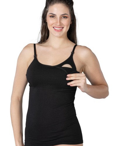 SİYAH MI Emay 1414 Modal Cotton Emzirme Atlet