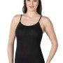 SİYAH MI Emay 1415 Modal Cotton Çıtçıtlı İnce Askılı Body