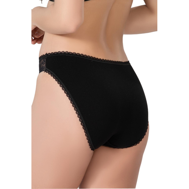SİYAH MI Emay 1444 Modal Cotton Dantelli Külot SİYAH MI Emay 1444 Modal Cotton Dantelli Külot