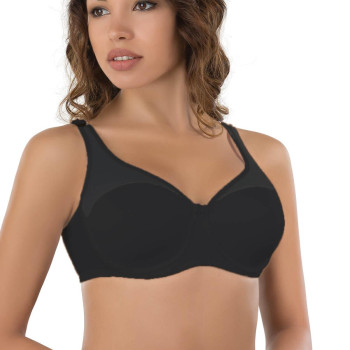 SİYAH MI Emay 167C Pedli Tül Toparlayıcı Sütyen