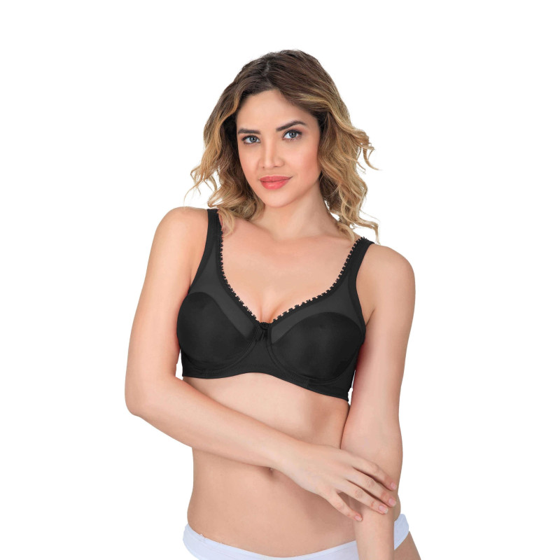 SİYAH MI Emay 169 B Basic Balenli Toparlayıcı Sütyen