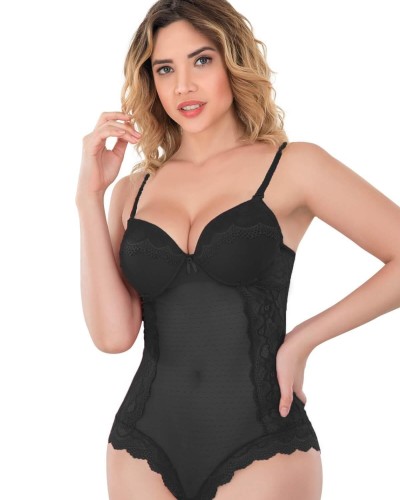SİYAH MI Emay 176 Dantelli Body