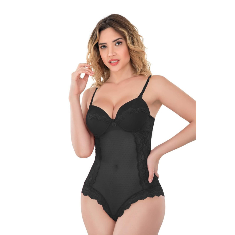 SİYAH MI Emay 176 Dantelli Body