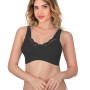 SİYAH MI Emay 181 B Dantelli Toparlayıcı Cotton Sütyen