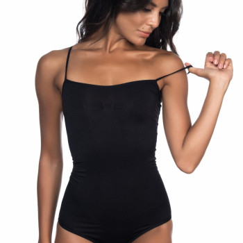 SİYAH MI Emay 1923 Soft İp Askılı Çıtçıtlı  Body