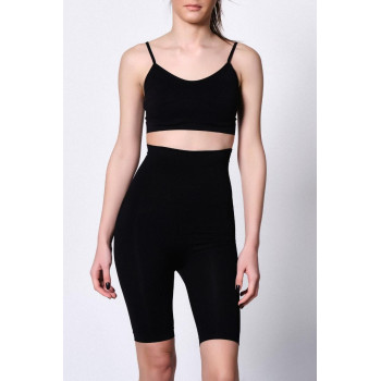 SİYAH MI Emay 2015 Yüksek Bel Double Uzun Paçalı Korse