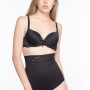 SİYAH MI Emay 2028 Dantelli Yüksek Bel Slip Korse