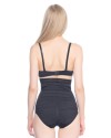 SİYAH MI Emay 2028 Dantelli Yüksek Bel Slip Korse