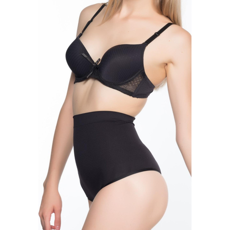 SİYAH MI Emay 2054 Masajlı String Korse