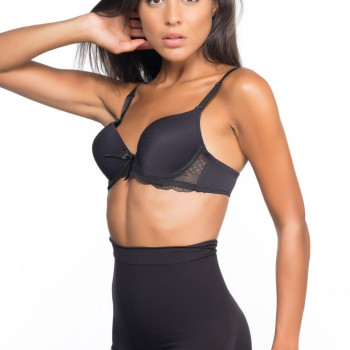 SİYAH MI Emay 2057 Yüksek Bel Masajlı Slip Korse