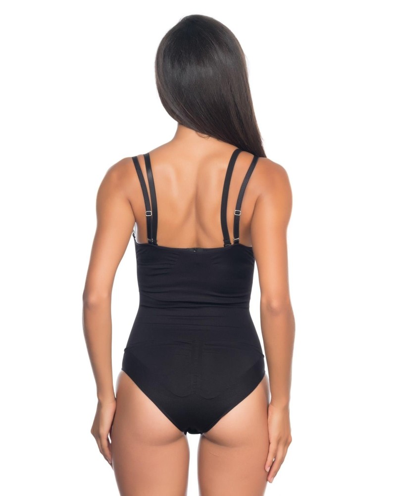 SİYAH MI Emay 2073 Göğüsü Açık Desenli Body Korse SİYAH MI Emay 2073 Göğüsü Açık Desenli Body Korse