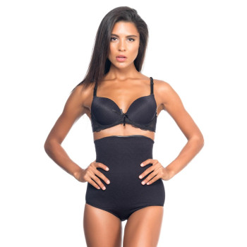 SİYAH MI Emay 2079 Yüksek Bel Desenli Double Slip Korse