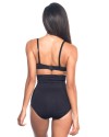 SİYAH MI Emay 2079 Yüksek Bel Desenli Double Slip Korse SİYAH MI Emay 2079 Yüksek Bel Desenli Double Slip Korse