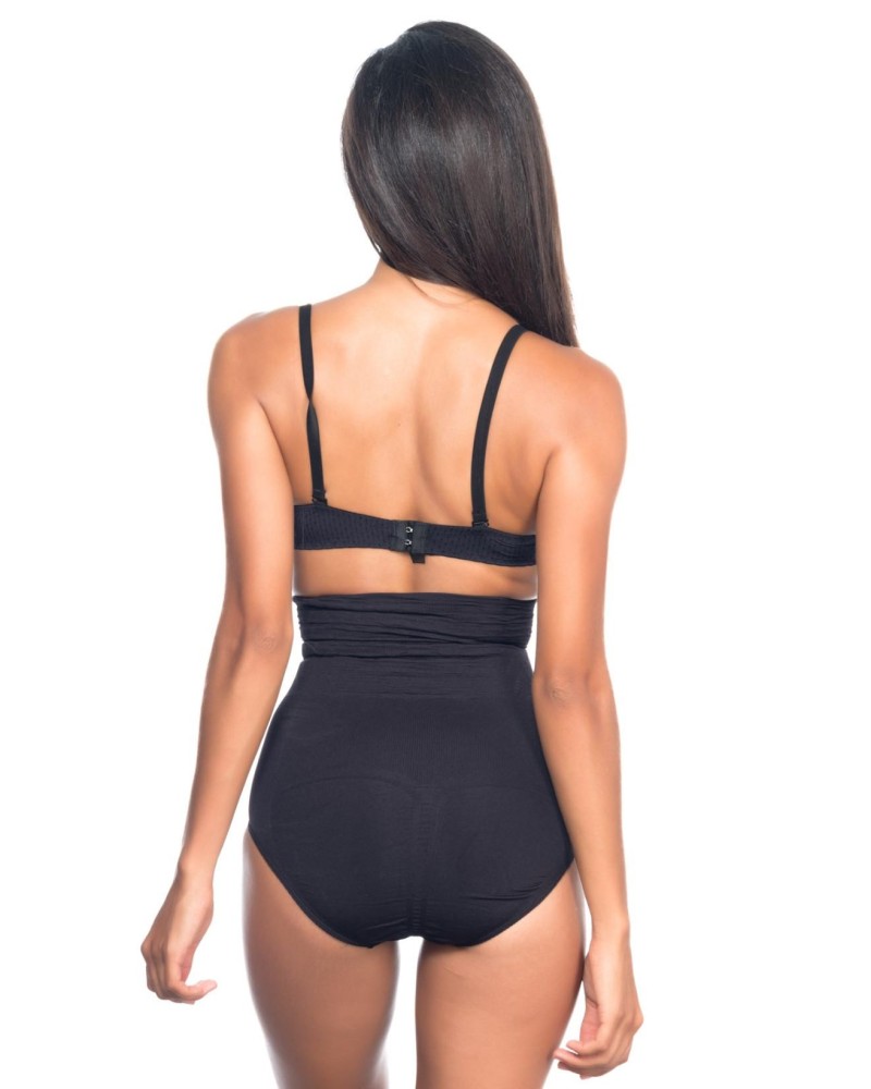 SİYAH MI Emay 2079 Yüksek Bel Desenli Double Slip Korse SİYAH MI Emay 2079 Yüksek Bel Desenli Double Slip Korse