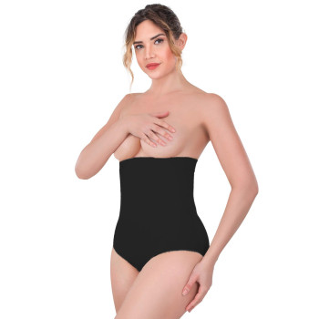SİYAH MI Emay 2080 Yüksek Bel Çıtçıtlı Slip Korse