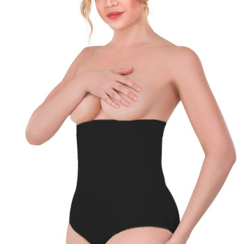 SİYAH MI Emay 2080 Yüksek Bel Çıtçıtlı Slip Korse