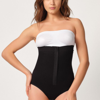 SİYAH MI Emay 2088 Önden Agraflı Slip Korse