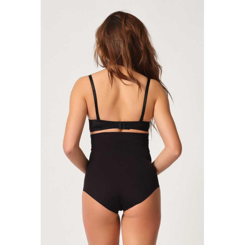 SİYAH MI Emay 2708 Lazer Yüksek Bel Kesim Slip Hayalet Korse