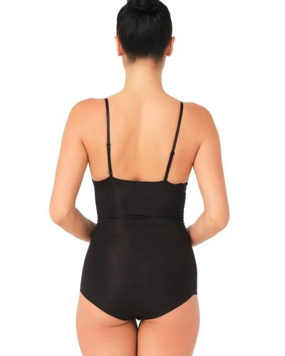 SİYAH MI Emay 2723 Lazer Kesim Göğsü Açık Slip Korse SİYAH MI Emay 2723 Lazer Kesim Göğsü Açık Slip Korse