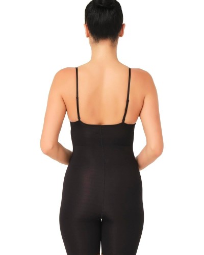 SİYAH MI Emay 2758 Lazer Kesim Göğsü Açık Boxer  Korse
