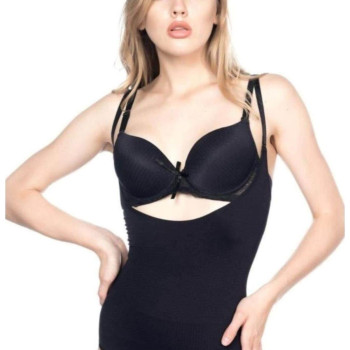 SİYAH MI Emay 2811 Göğsü Açık Slip Boy Lazer Korse