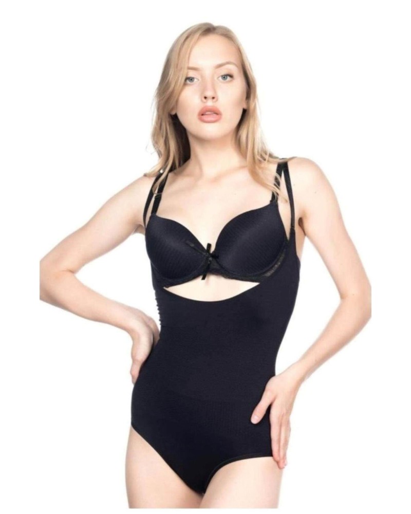 SİYAH MI Emay 2811 Göğsü Açık Slip Boy Lazer Korse SİYAH MI Emay 2811 Göğsü Açık Slip Boy Lazer Korse