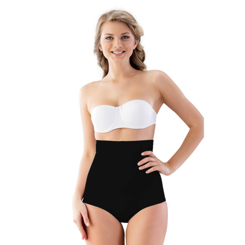 SİYAH MI Emay 2813 Yüksek Bel Slip Lazer Korse